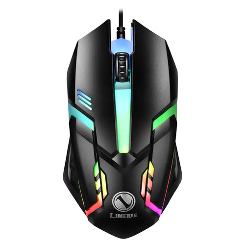 "Li Mei S1 Wired Backlit USB Gaming Mouse for Laptops"